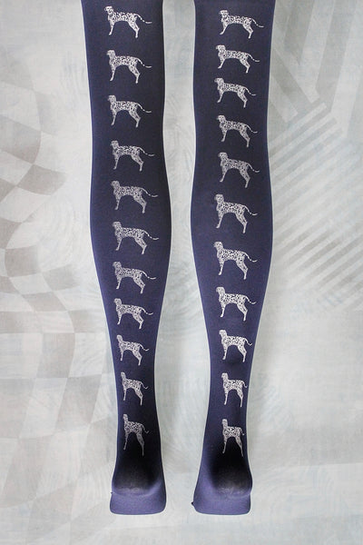 hose., Tights & Hosiery for Women, Silver Rainbow Print Tights