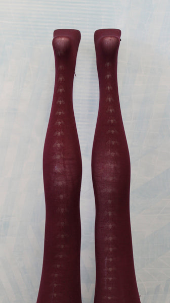 C - Burgundy Bee Stripe